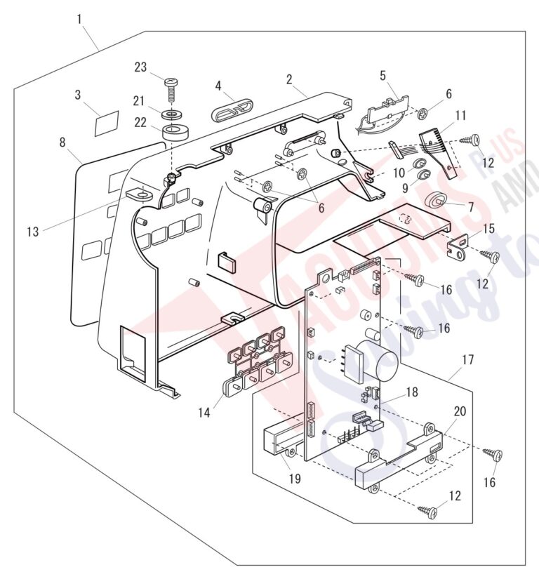 Janome 2040 schematic page 6 preview