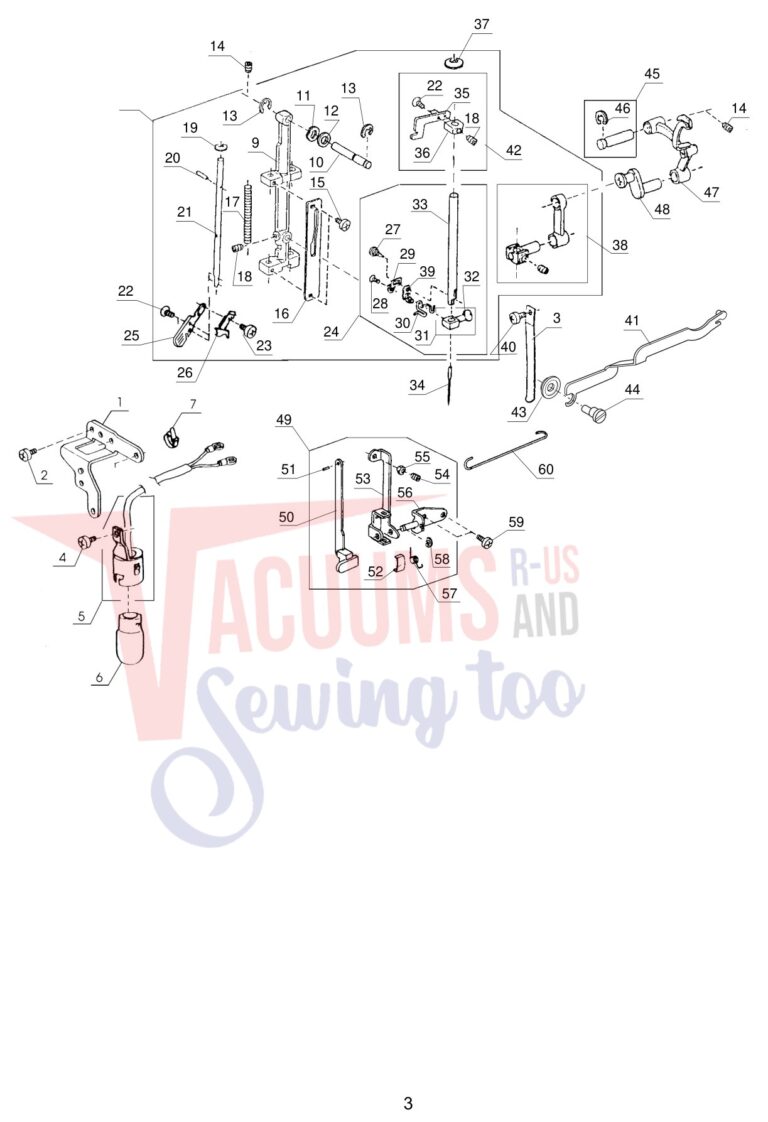 Janome 2041LX schematic page 3 preview