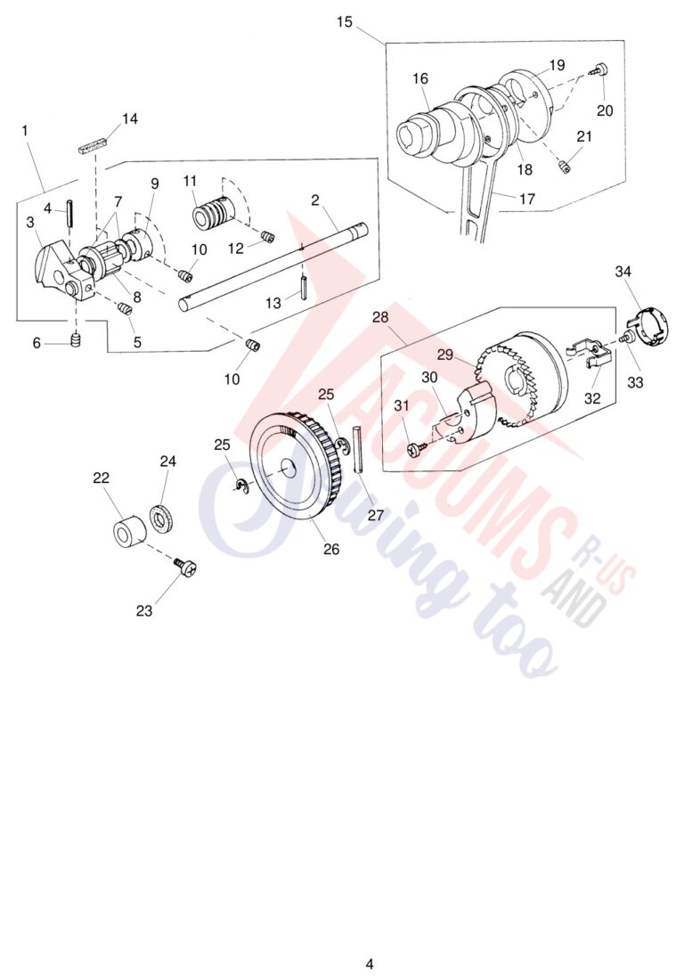 Janome 2041LX schematic page 4 preview