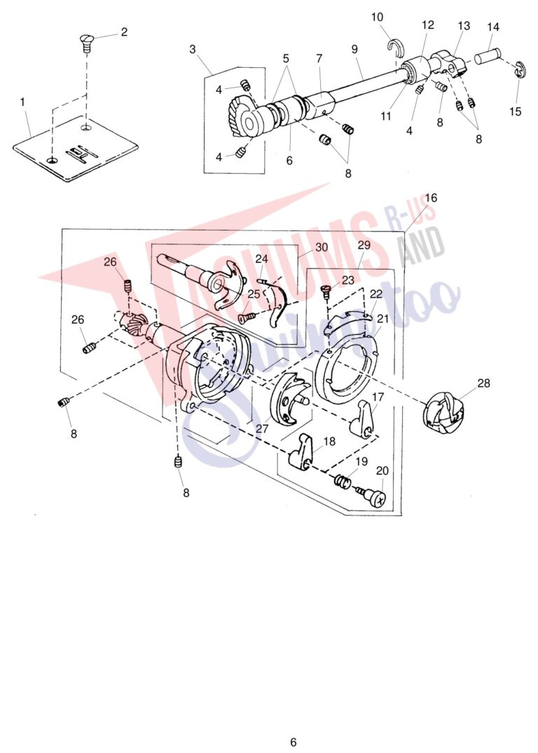 Janome 2041LX schematic page 6 preview
