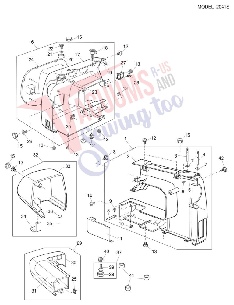 Janome 2041S schematic page 1 preview