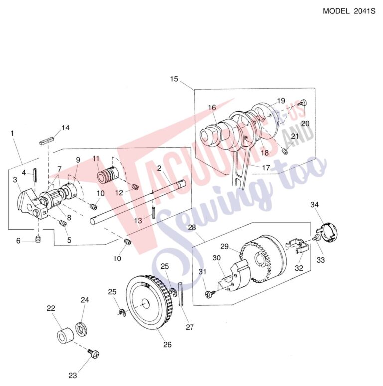 Janome 2041S schematic page 4 preview