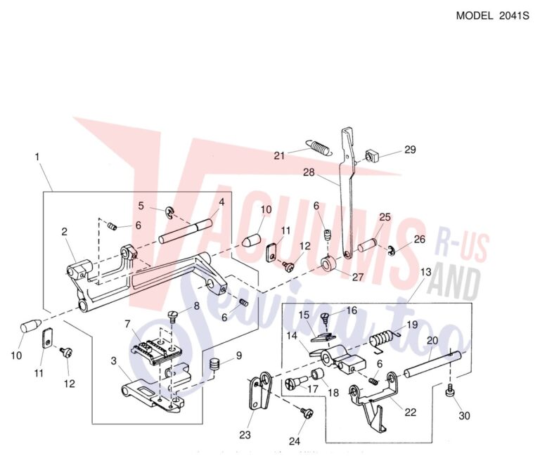 Janome 2041S schematic page 7 preview