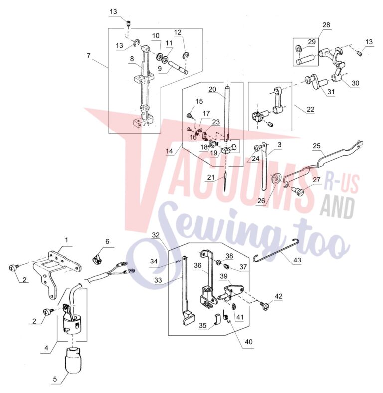 Janome 2041SX schematic page 3 preview