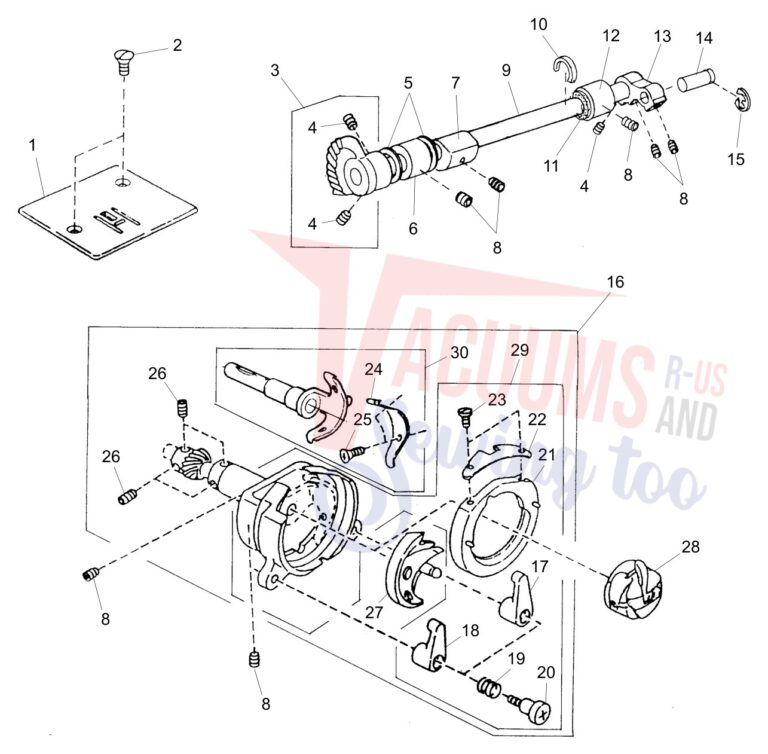 Janome 2041SX schematic page 6 preview