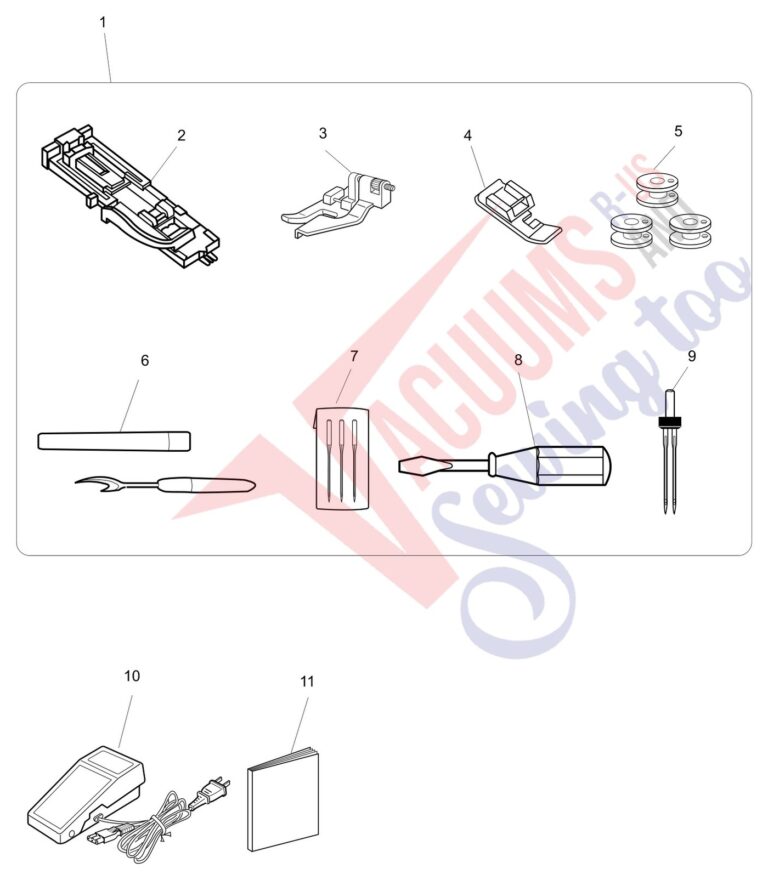 Janome 2041SX schematic page 9 preview