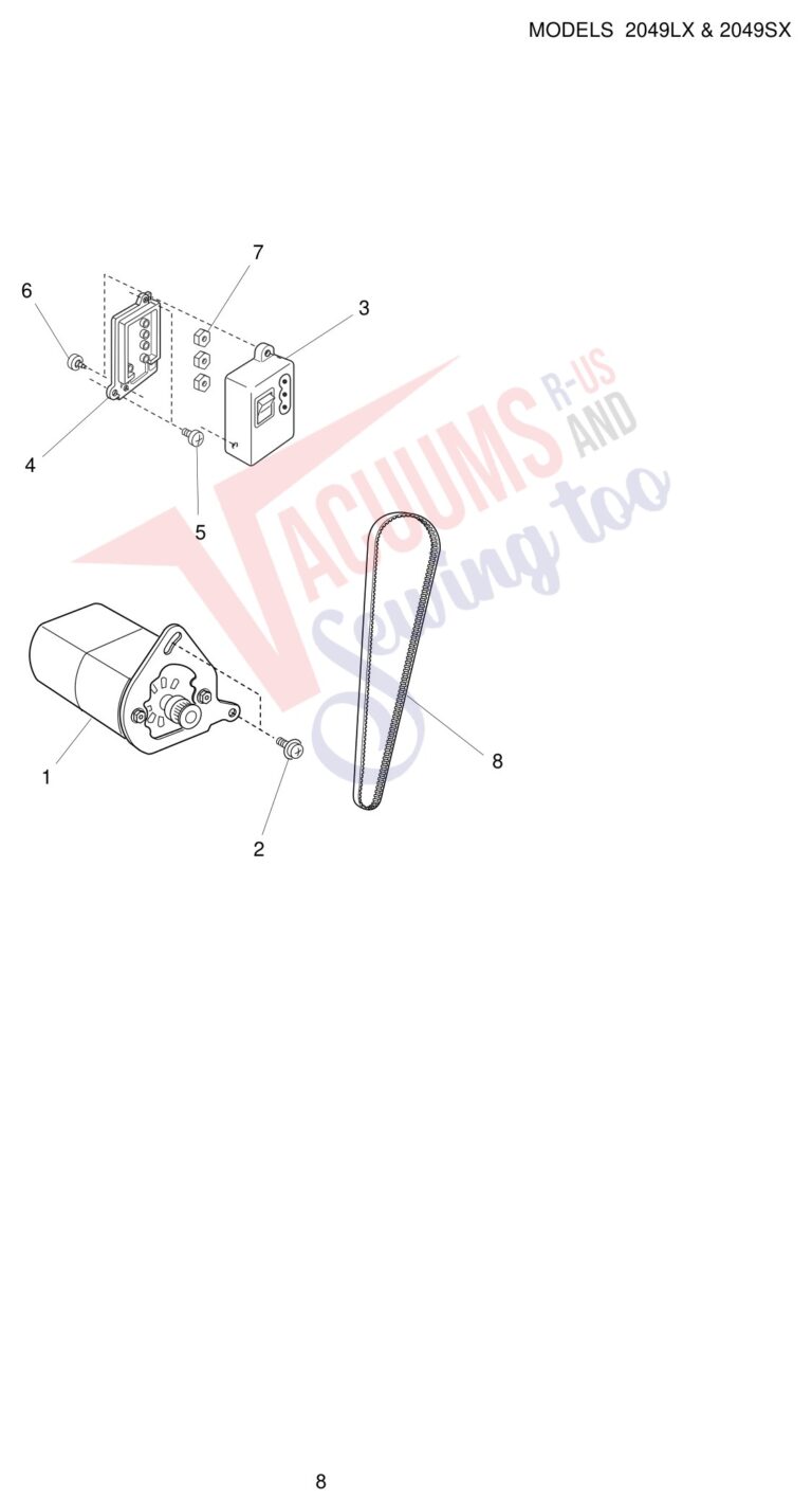 Janome 2049LX schematic page 8 preview