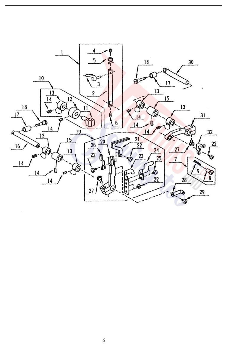 Janome 204D schematic page 7 preview