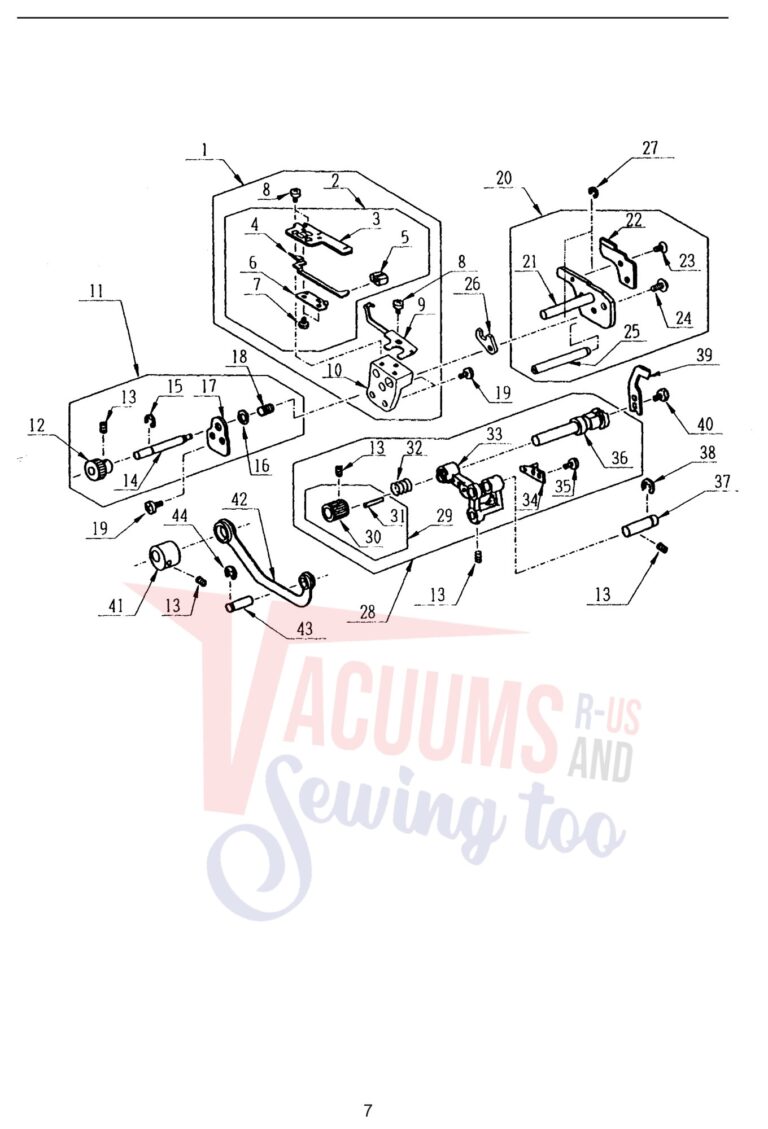 Janome 204D schematic page 8 preview