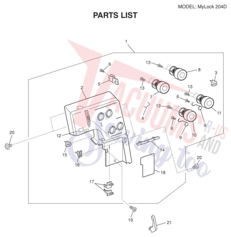 Janome 204D V2 schematic page 1 preview