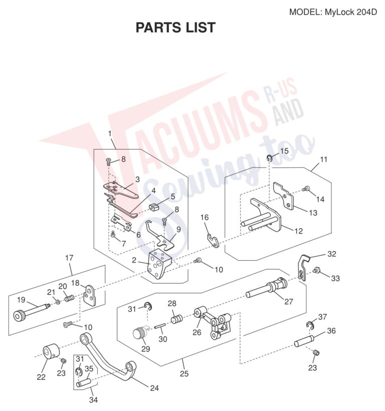 Janome 204D V2 schematic page 8 preview