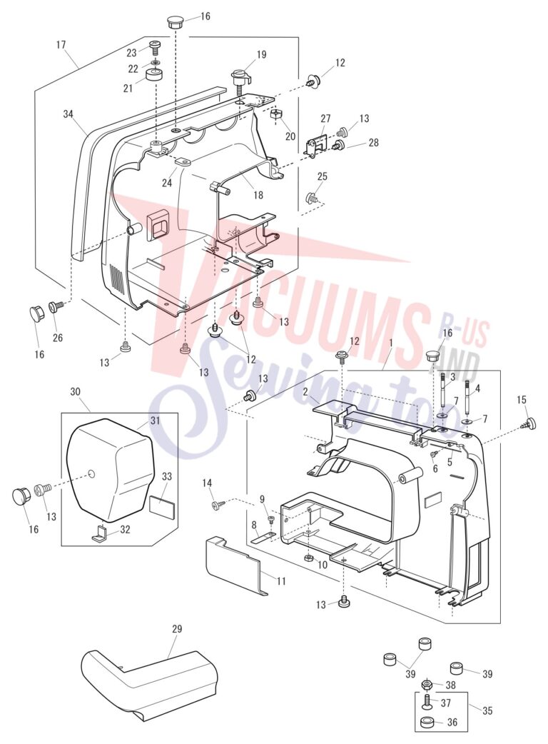 Janome 2139N schematic page 1 preview