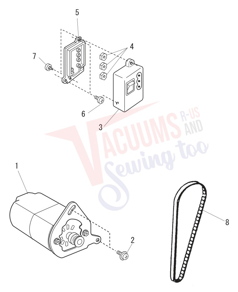 Janome 2139N schematic page 8 preview