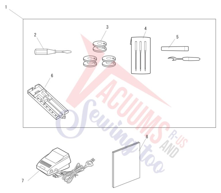 Janome 2139N schematic page 9 preview