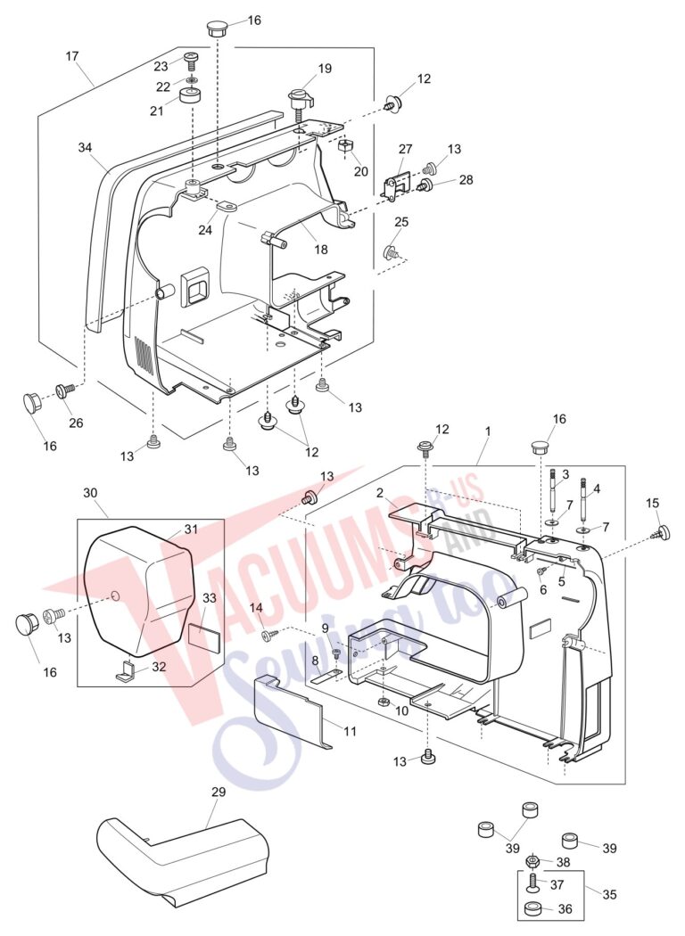 Janome 2139S schematic page 1 preview