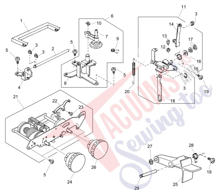 Janome 2139S schematic page 5 preview