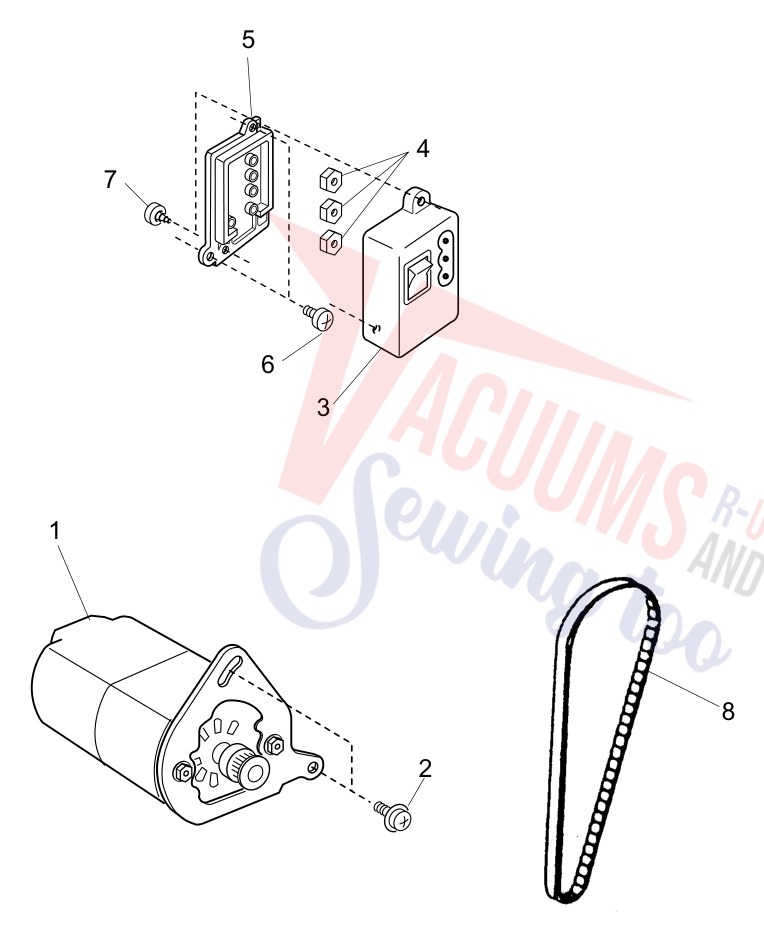 Janome 2139S schematic page 8 preview