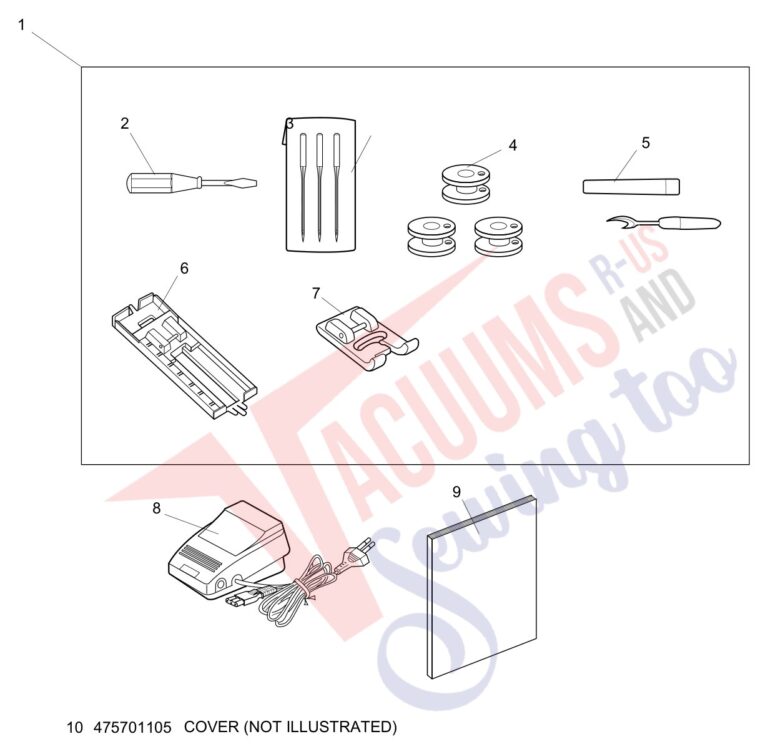 Janome 2139S schematic page 9 preview