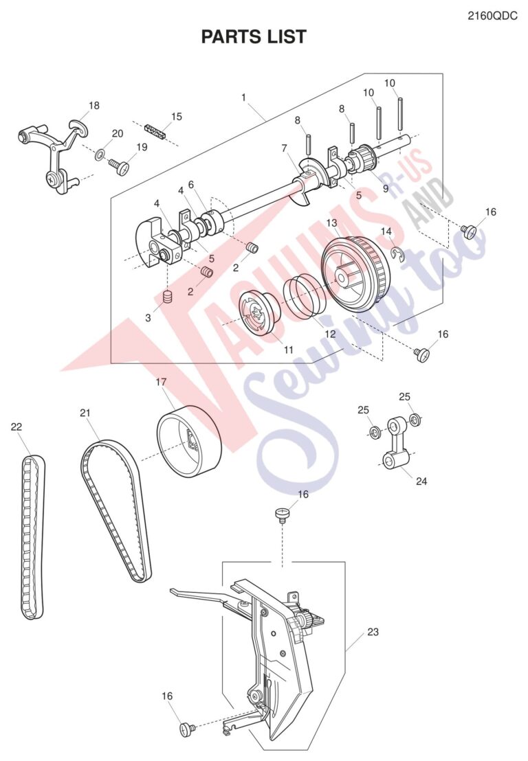 Janome 2160DC schematic page 1 preview