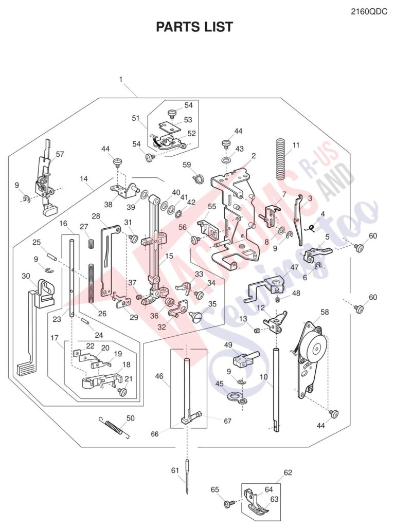 Janome 2160DC schematic page 2 preview