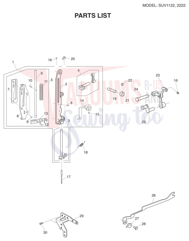 Janome 2222 V2 schematic page 3 preview