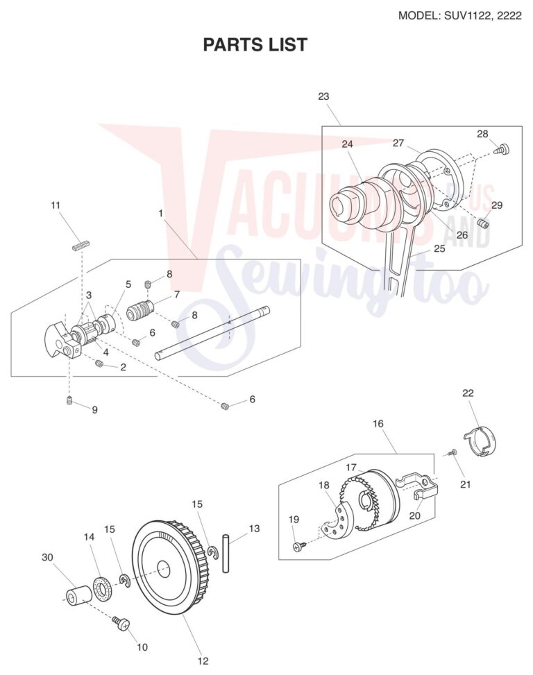 Janome 2222 V2 schematic page 4 preview