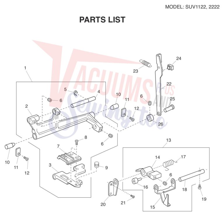 Janome 2222 V2 schematic page 7 preview