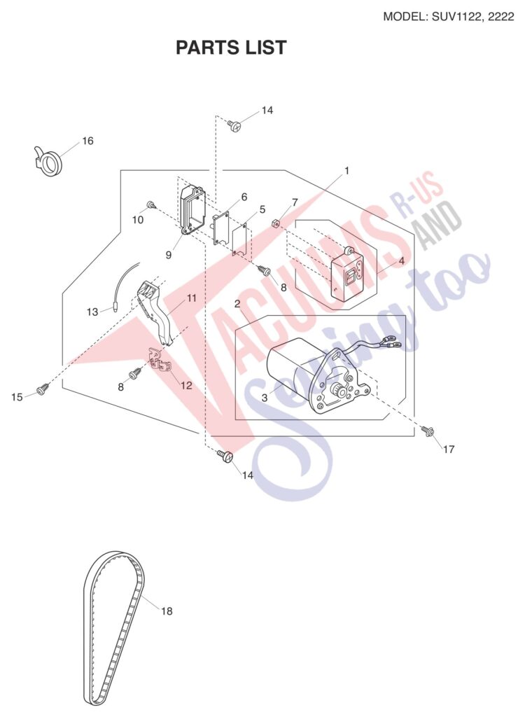 Janome 2222 V2 exploded schematic diagram (page 8)