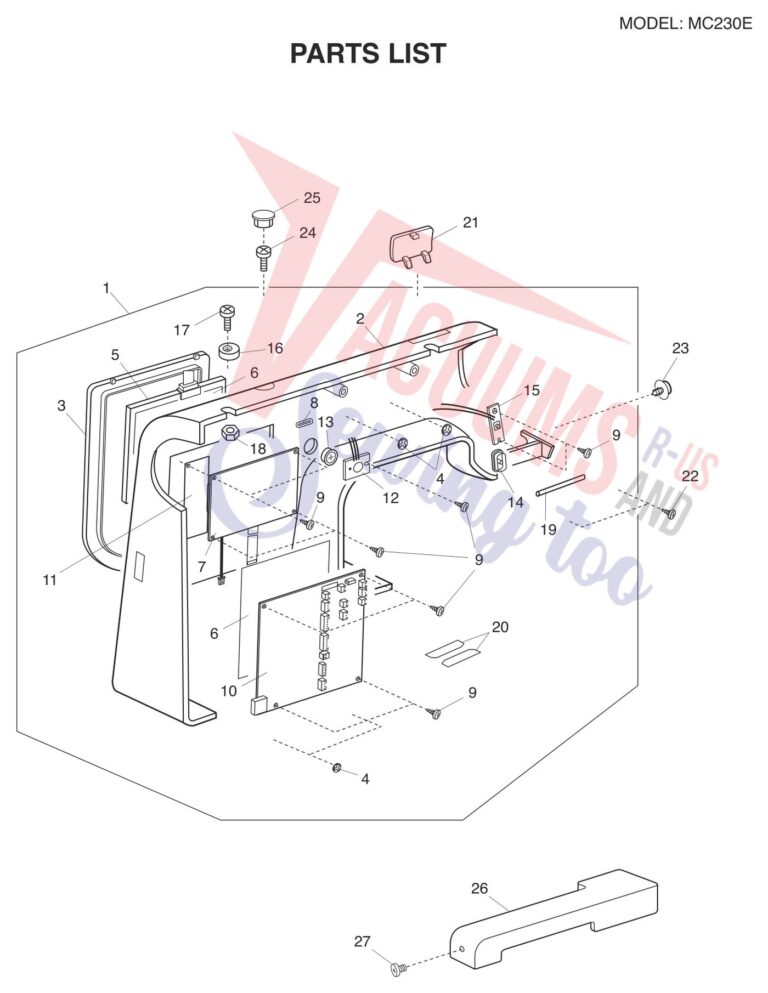 Janome 230E schematic page 6 preview