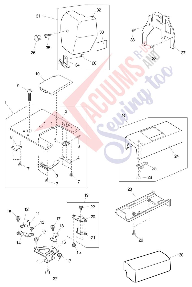 Janome 300E schematic page 1 preview