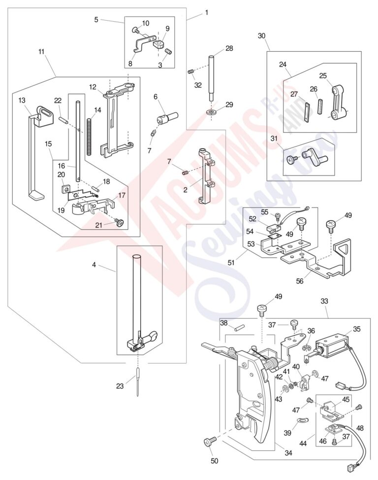 Janome 300E schematic page 3 preview