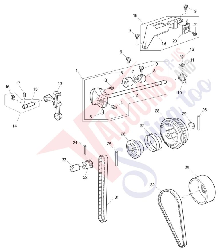 Janome 300E schematic page 5 preview