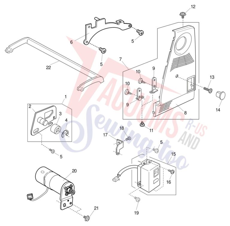 Janome 300E schematic page 9 preview