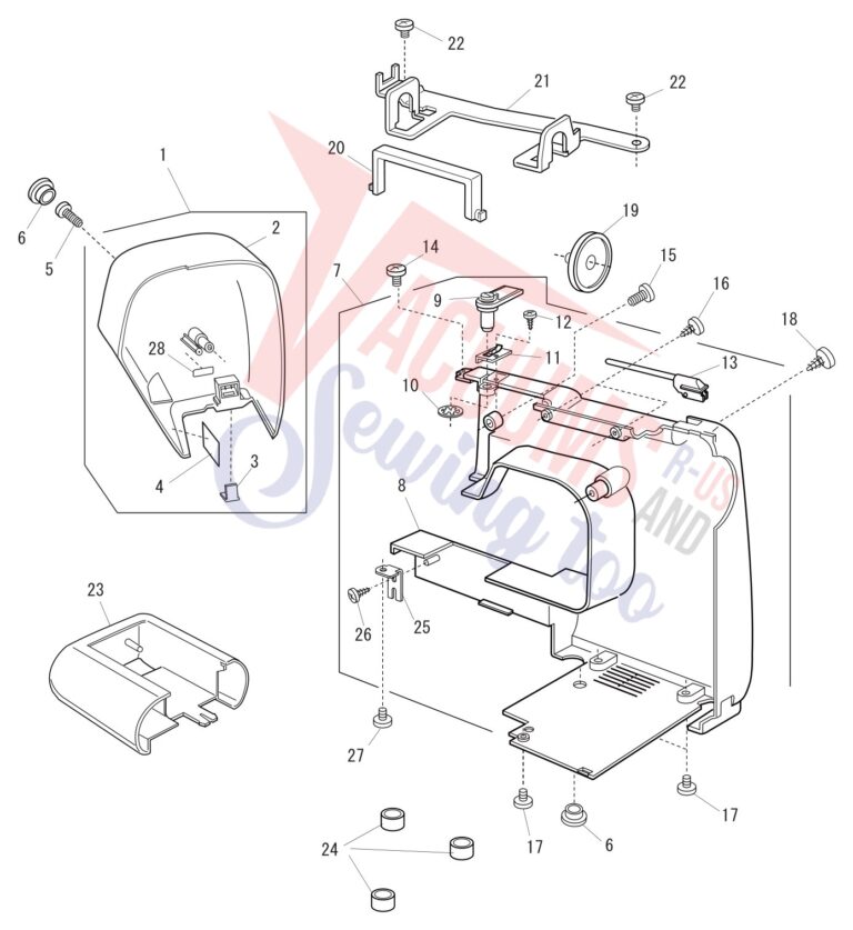 Janome 3022 schematic page 1 preview
