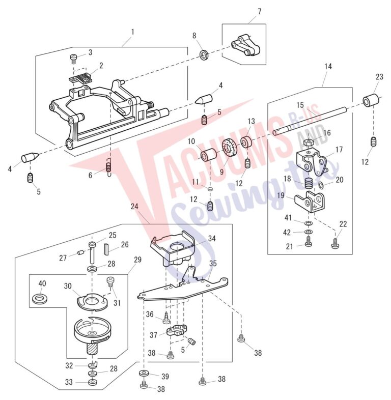 Janome 3022 schematic page 7 preview