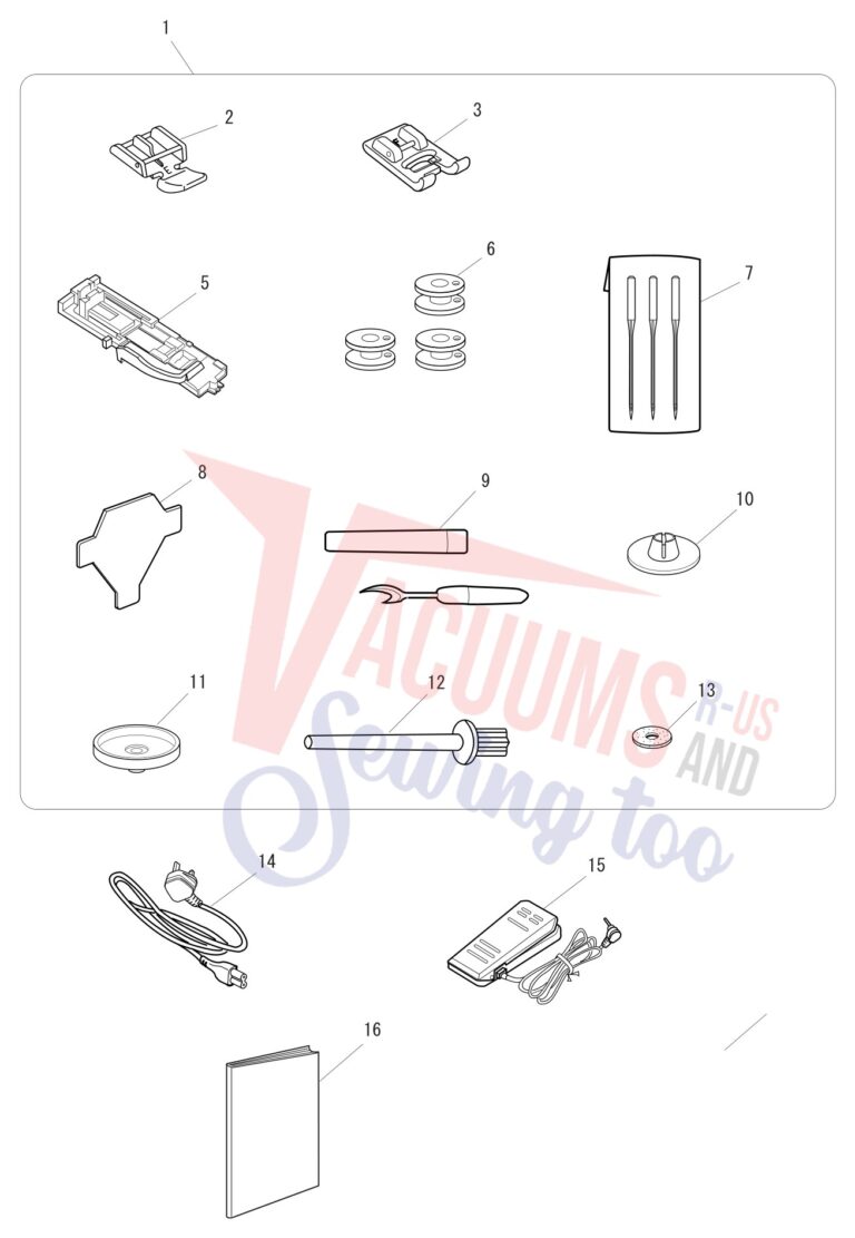 Janome 3022 schematic page 9 preview