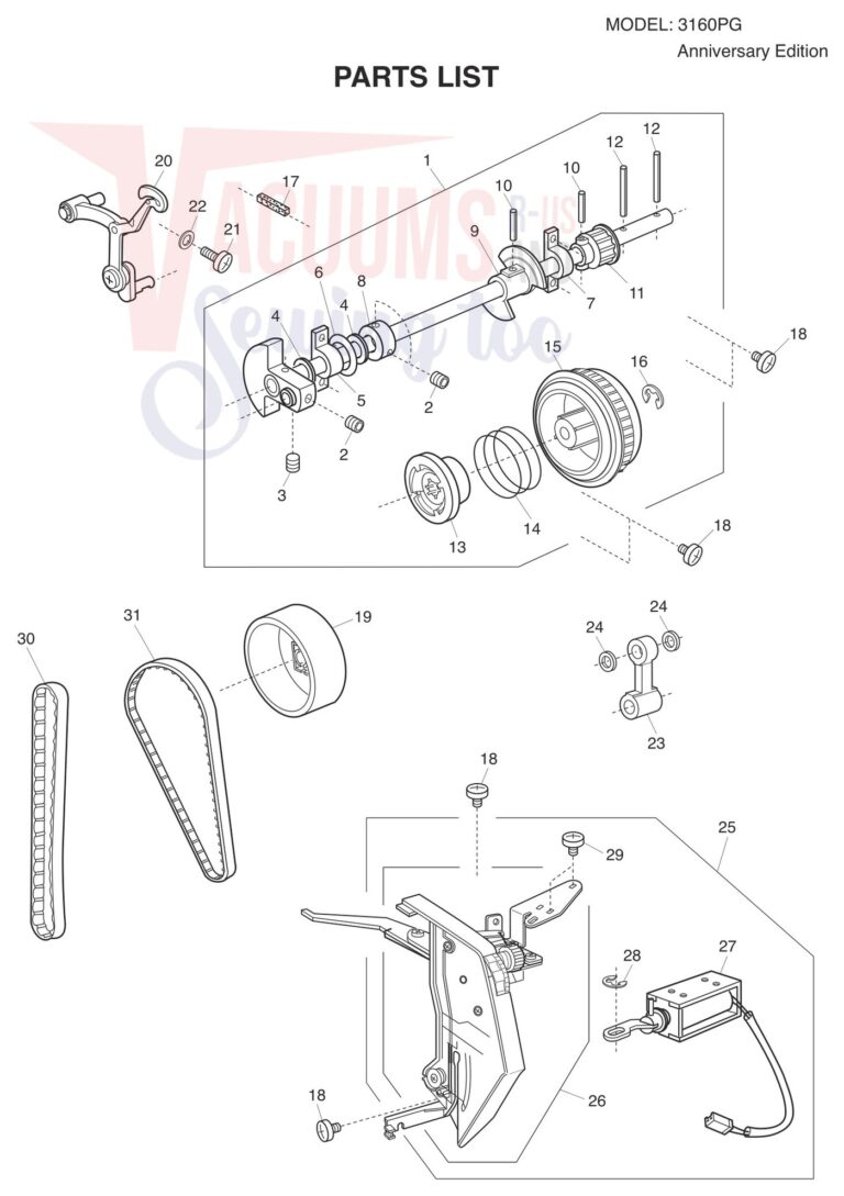 Janome 3160PG schematic page 1 preview
