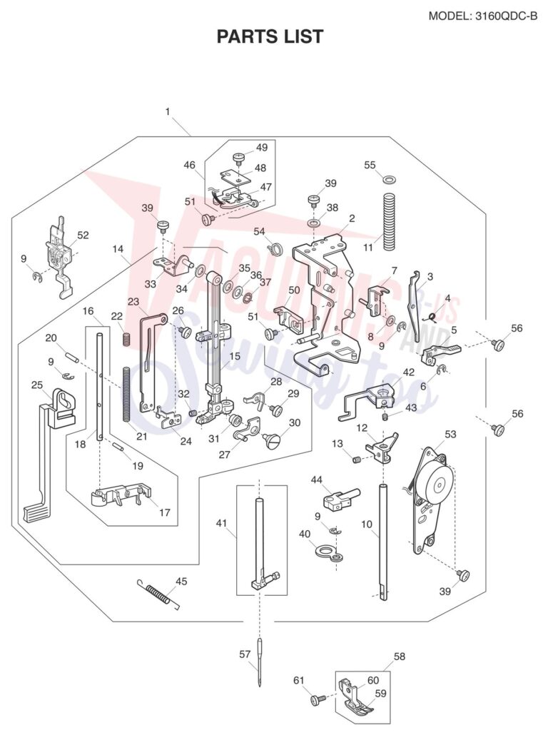 Janome 3160QDC-B schematic page 2 preview