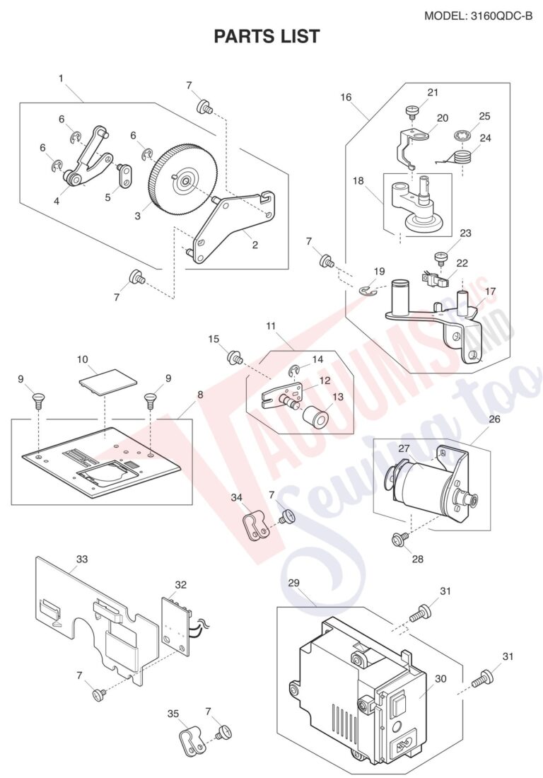 Janome 3160QDC-B schematic page 4 preview