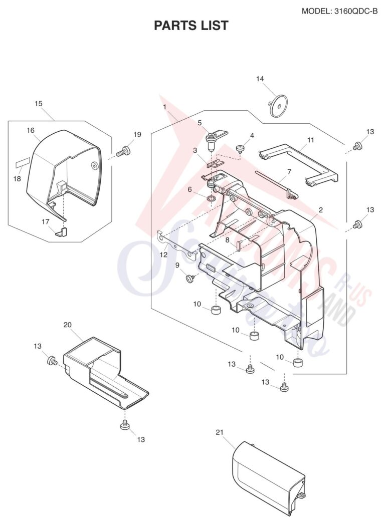Janome 3160QDC-B schematic page 5 preview