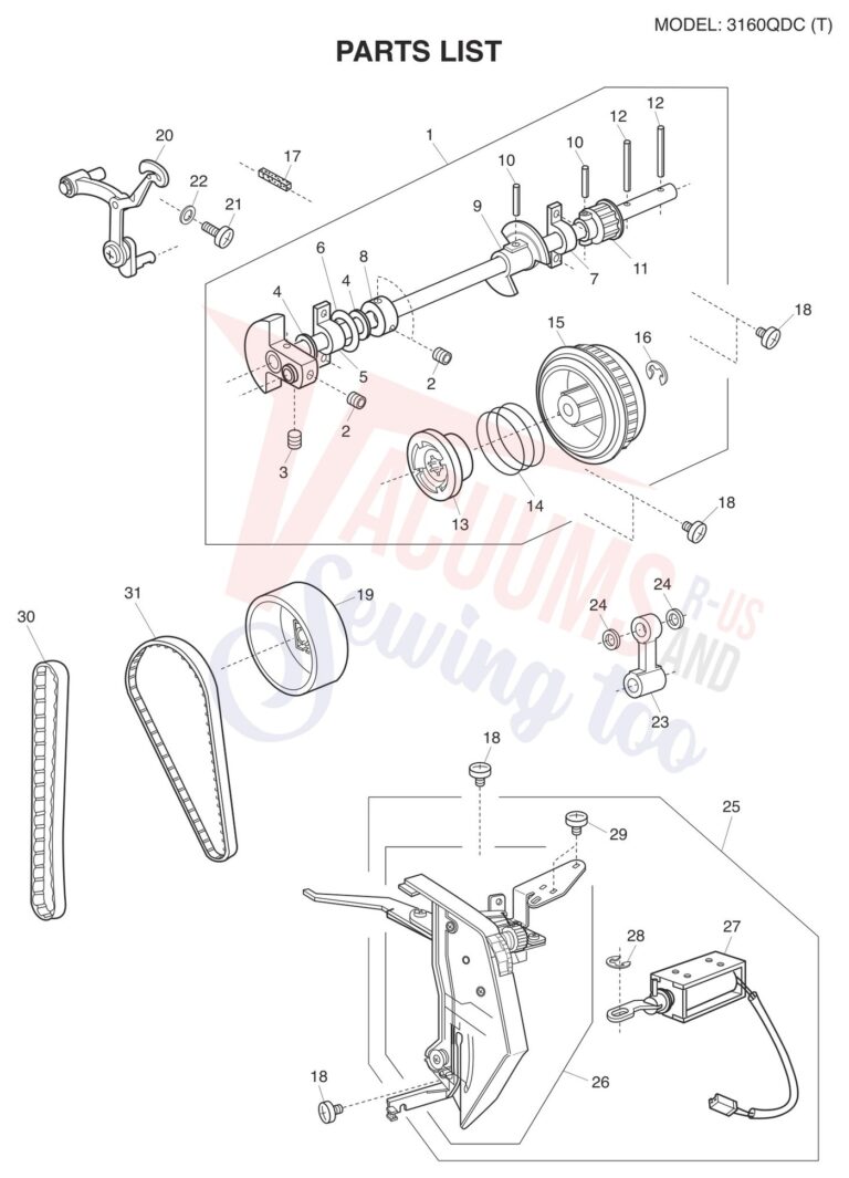 Janome 3160QDC-T schematic page 1 preview