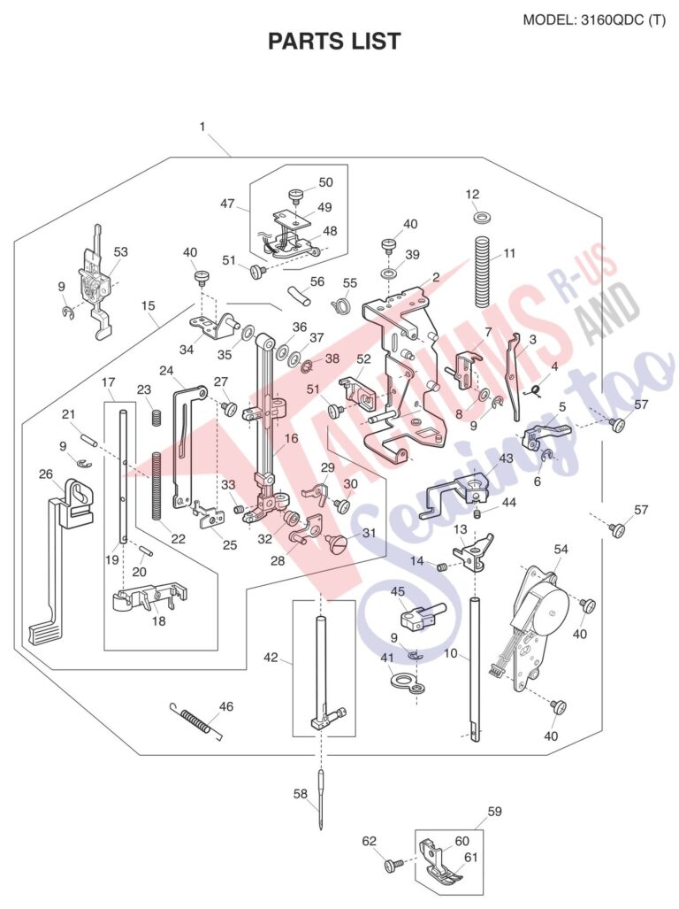 Janome 3160QDC-T schematic page 2 preview