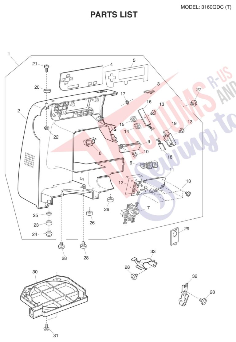 Janome 3160QDC-T schematic page 6 preview