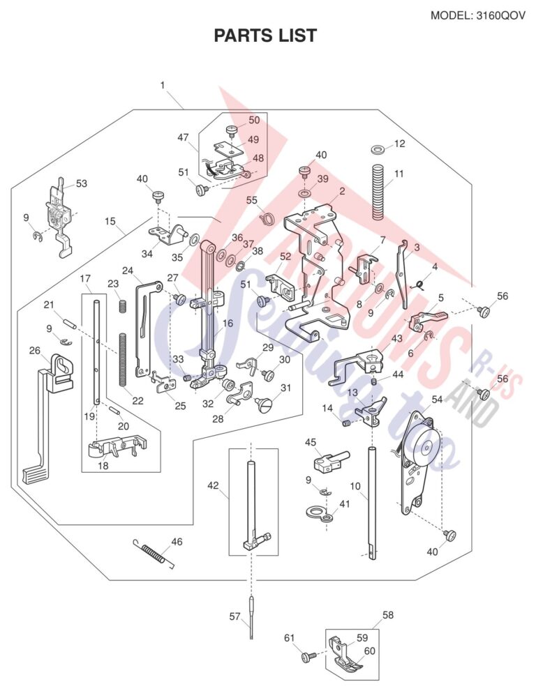 Janome 3160QOV schematic page 2 preview