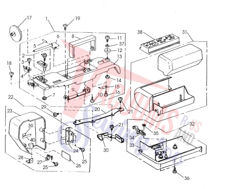 Janome 3500 schematic page 1 preview