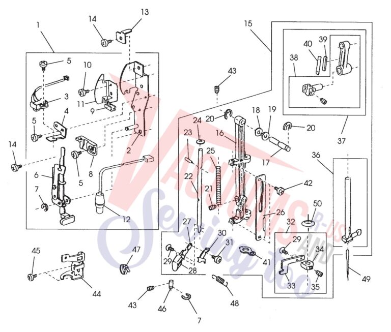 Janome 3500 schematic page 2 preview