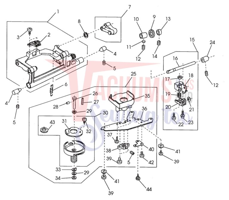 Janome 3500 schematic page 7 preview