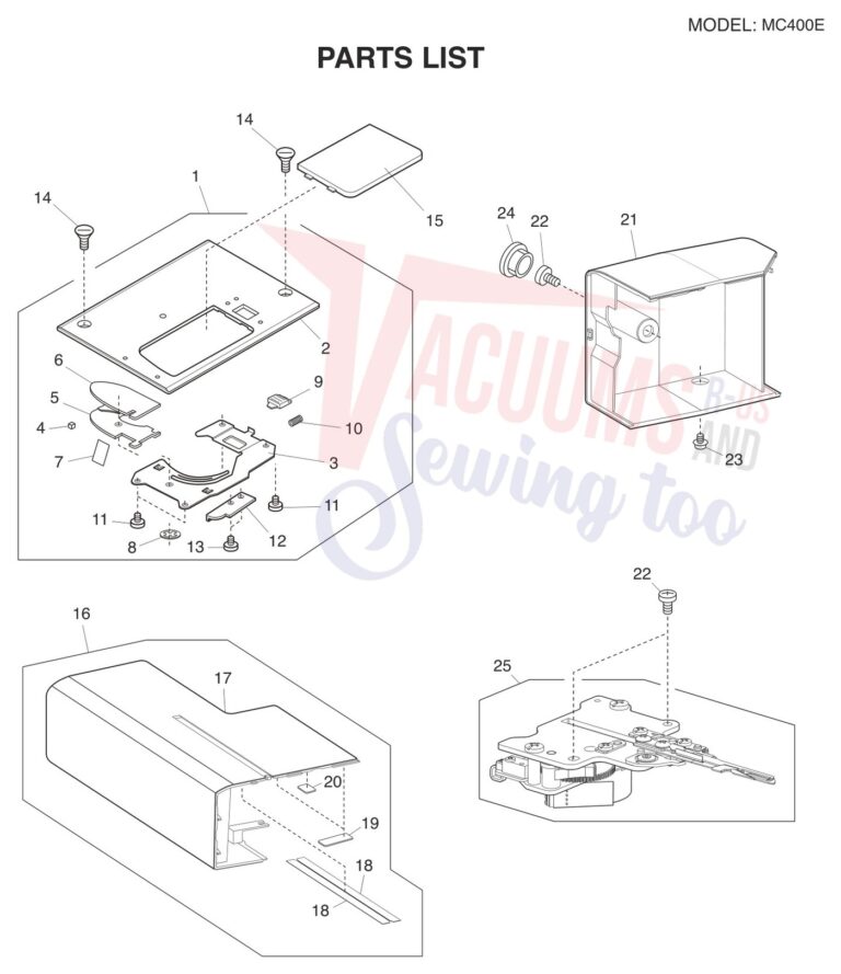 Janome 400E schematic page 4 preview