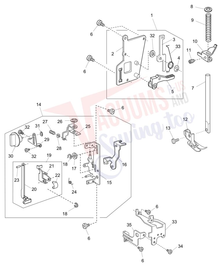 Janome 4045LX schematic page 5 preview