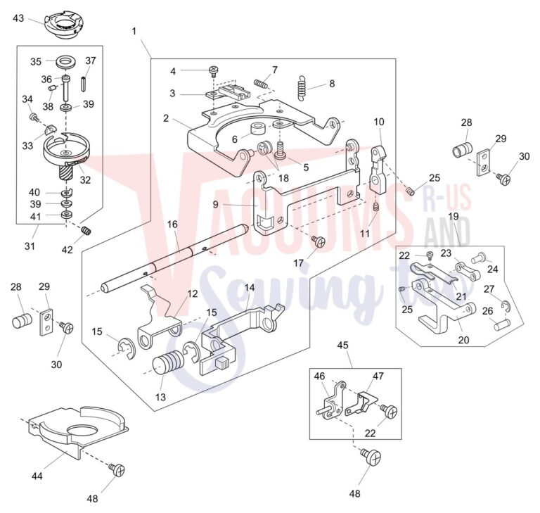Janome 4045LX schematic page 8 preview